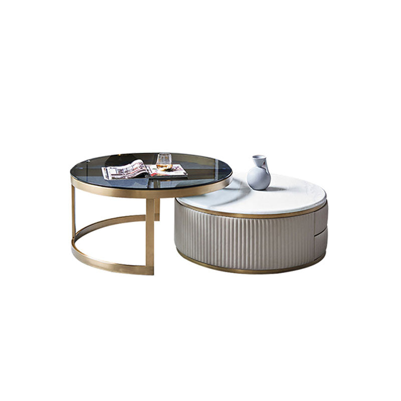 Bell Nesting Coffee Table, Glass