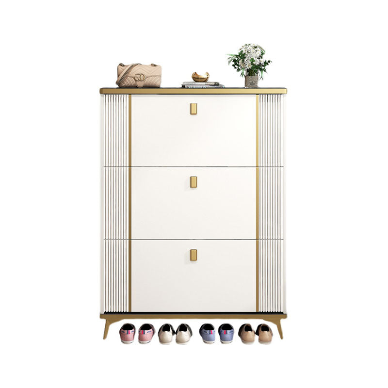 Ayling Shoe Storage, White and Grey