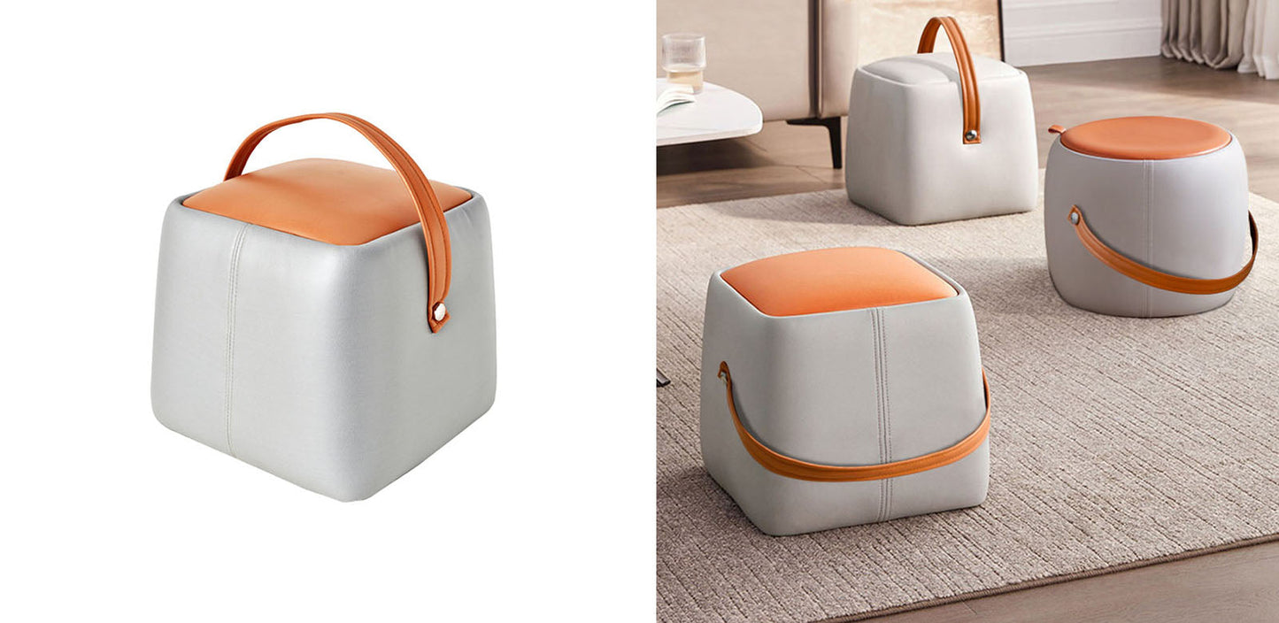 Tabitha Mini Saddle Footstool