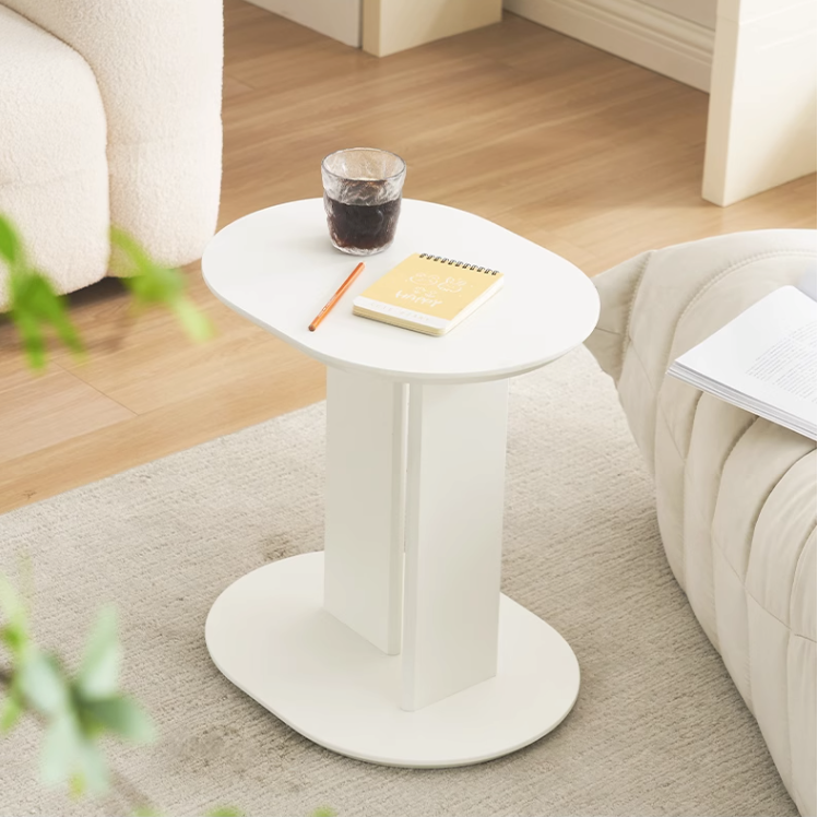 Ebenezer Side Table, White