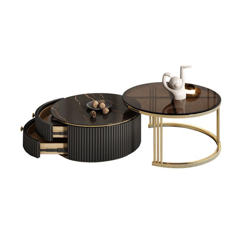Bell Nesting Coffee Table, Glass