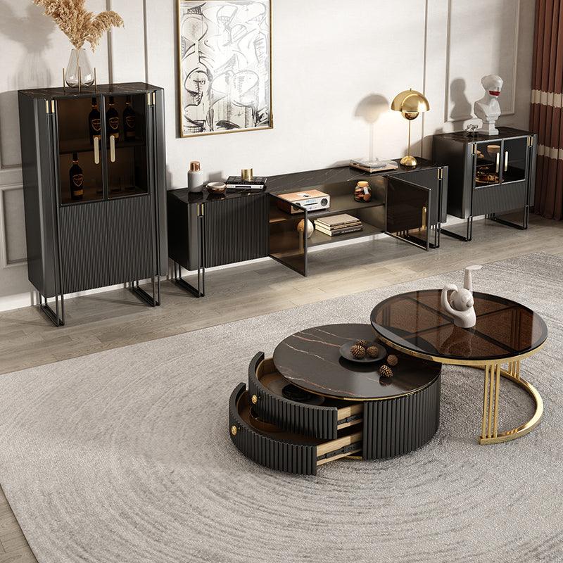 Bell Nesting Coffee Table, Glass