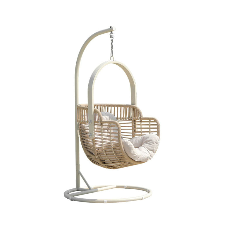 Paloma Rattan Garden Hanging Egg Chair with Stand, Indoor/ Outdoor Furniture