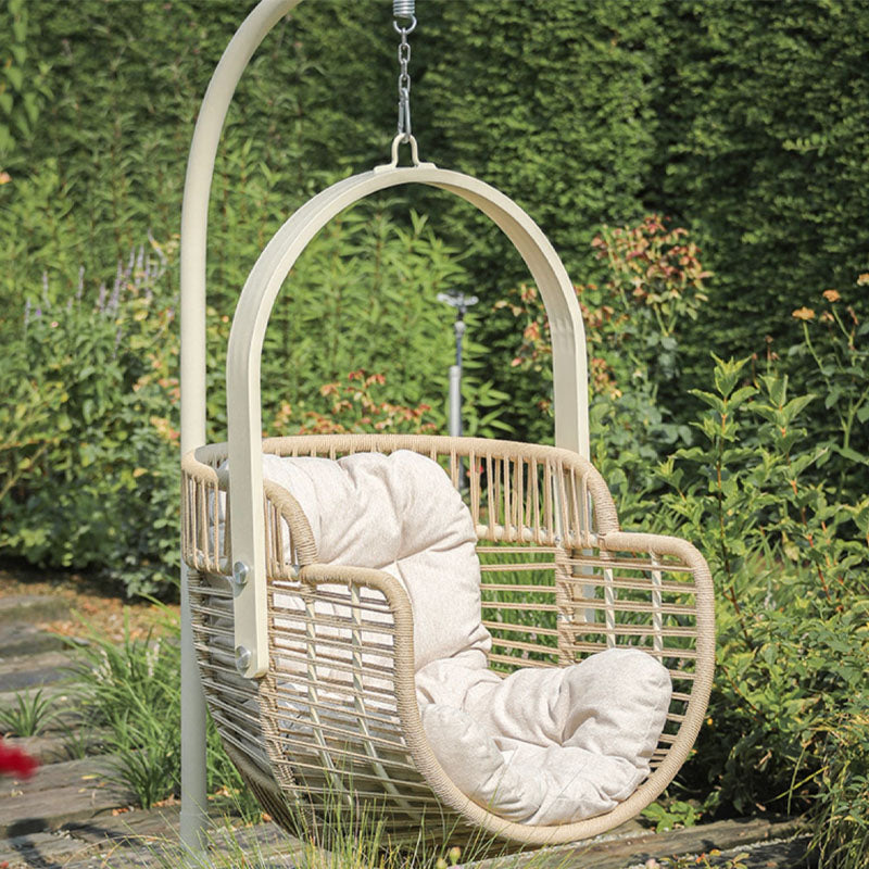 Paloma Rattan Garden Hanging Egg Chair with Stand, Indoor/ Outdoor Furniture
